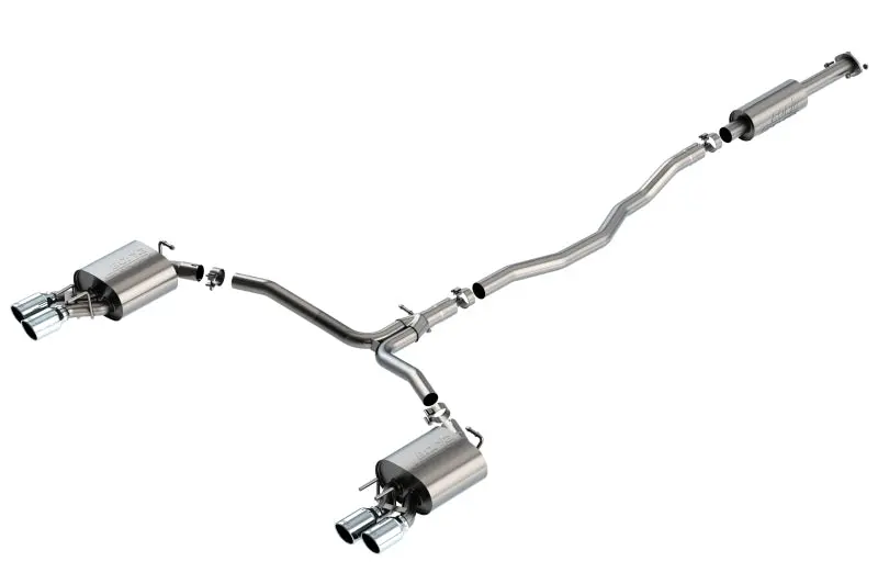 Borla Cat-Back Exhaust System For 2018–2020 Toyota Camry Xse – S-Type Design, Dual Rear Exit, 3.5-Inch Tips 1