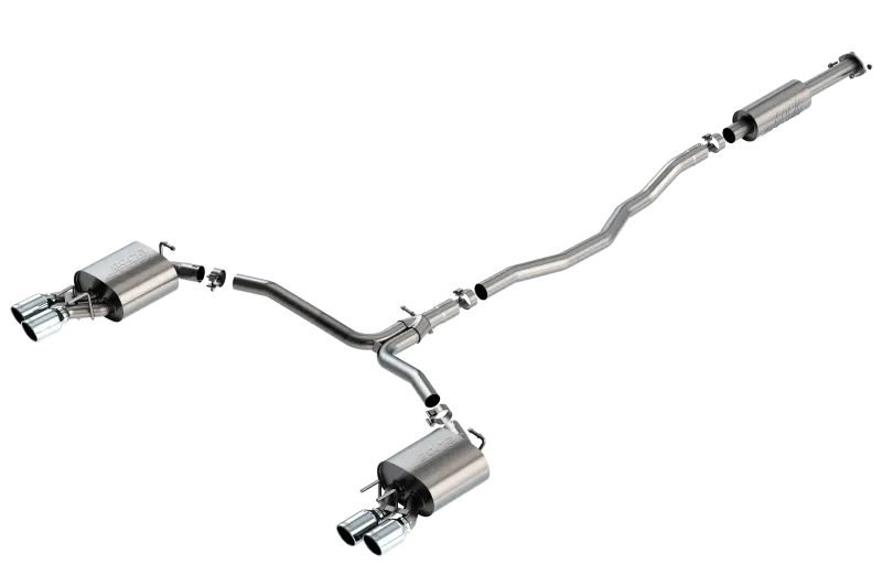 Borla Cat-Back Exhaust System For 2018–2020 Toyota Camry Xse – S-Type Design, Dual Rear Exit, 3.5-Inch Tips 2