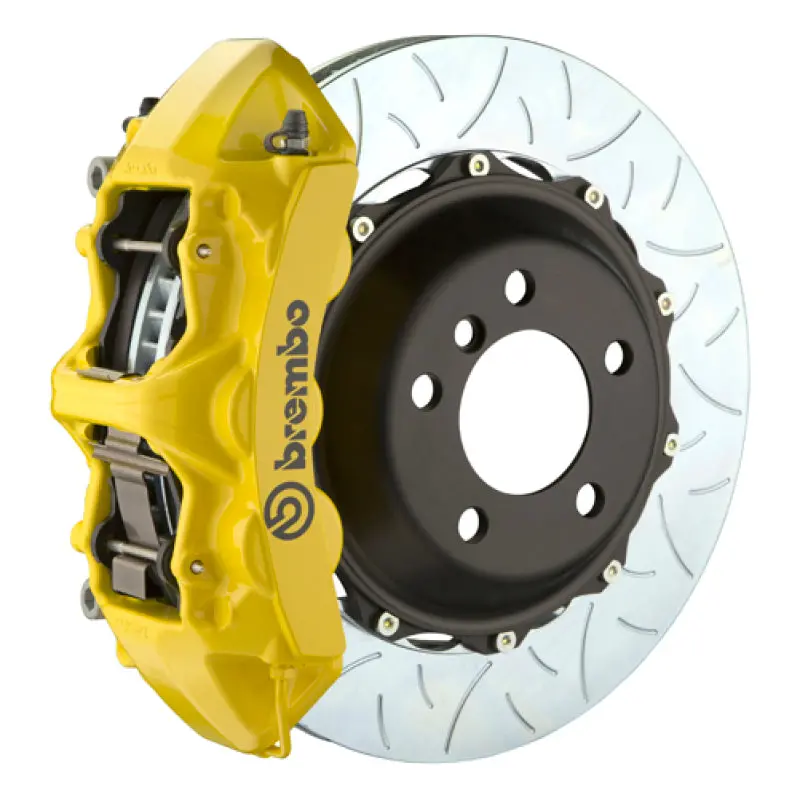 Brembo 15-18 M3 (Cc Brake Equipped) Fr Gt Bbk 6 Pist Cast 380X34 2Pc Rotor Slotted Type3- Yellow 1