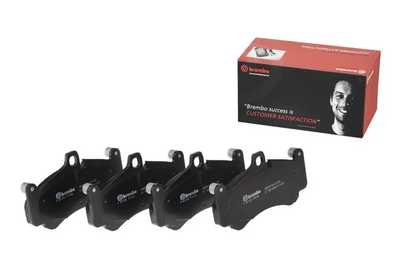 Brembo Front Premium Low-Metallic Brake Pads For 2004–2005 Mercedes-Benz E320 And 2006–2009 E350 1