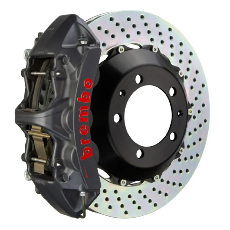 Brembo Gt Street Brake Kit For 2005–2008 Porsche 997.1 Carrera 2 (Non-Pccb) – Front 6-Piston Calipers With 380X32Mm Drilled Two-Piece Rotors 1