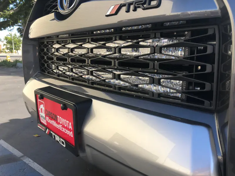 Cali Raised Hidden Grille Led Light Bar Mounts – 2014–2024 Toyota 4Runner (32" Combo Brackets, No Bar Included) 1