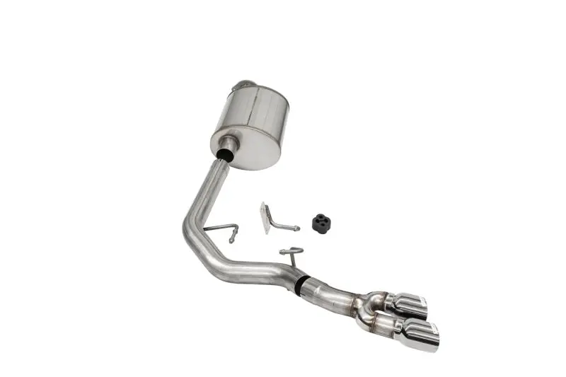 Corsa Sport Cat-Back Exhaust For 2021–2022 Ford F-150 Regular Cab – 8' Bed, 3.5L V6, Tire-Exit Design 1