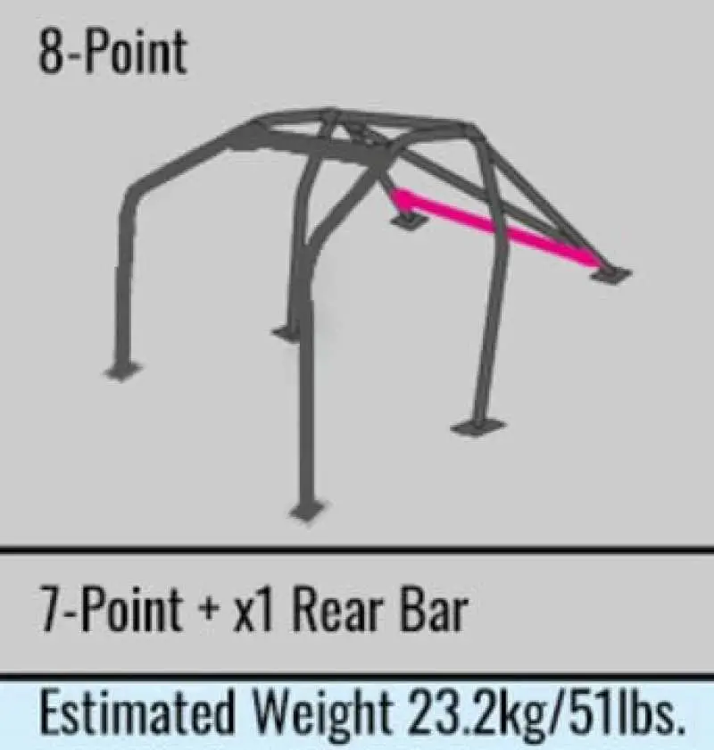 Cusco Chro-Moly Roll Cage Through Dash 8 Point Cp9A (S/O / No Cancel) 1