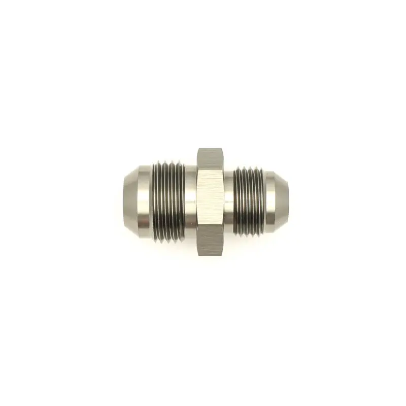 Deatschwerks 10An Male Flare To 8An Male Flare Reducer Straight - Anodized Matte Black 1