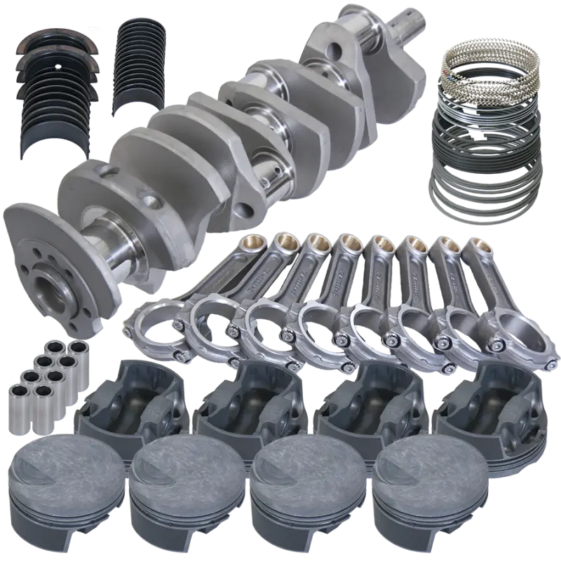 Eagle Chevy 454 4.250In Crank 6.385In I-Beam Rods -3Cc Flat Top 4.350In Pistons Rotating Assembly 1