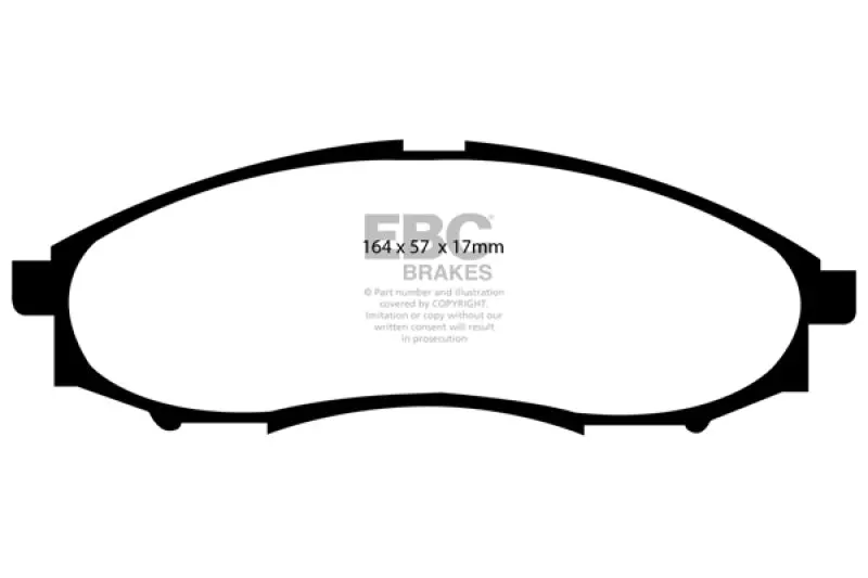 Ebc 03-04 Nissan Frontier 3.3 2Wd Ultimax2 Front Brake Pads 1