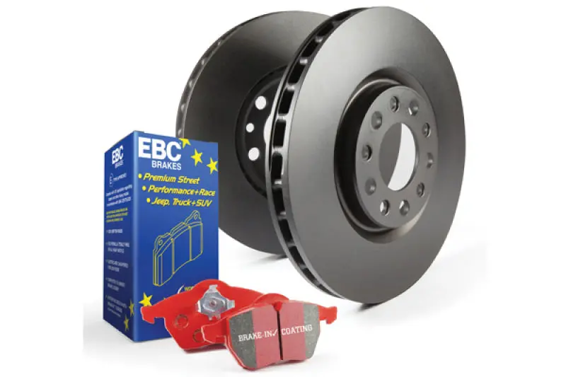 Ebc S12 Brake Kit: Redstuff Performance Pads + Rk Series Rotors 2