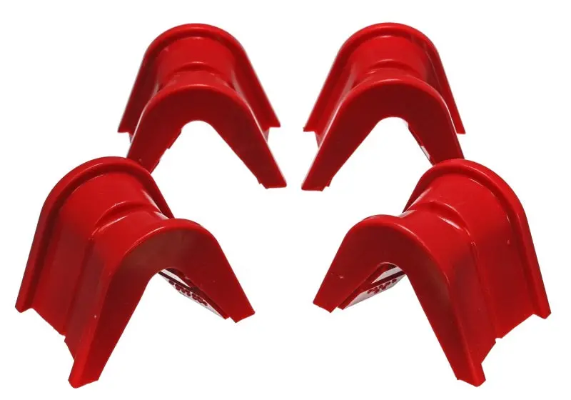 Energy Suspension Front Control Arm Bushings – 2-Degree Offset, Red Polyurethane 1