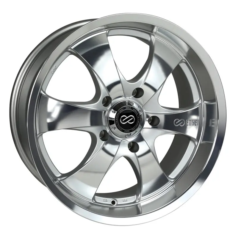 Enkei M6 Mirror-Finish Alloy Wheel – 20X9 Inches, 5X127Mm Bolt Pattern, 20Mm Offset, 71.6Mm Hub Bore For Trucks And Suvs 1