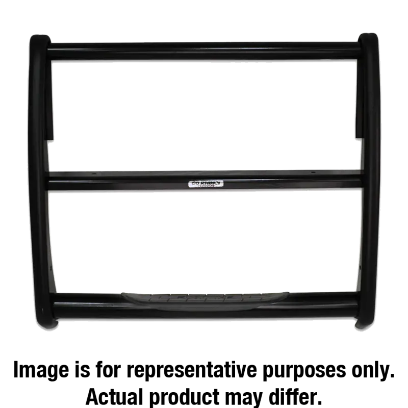 Go Rhino 92-96 Ford Bronco F-150 3000 Series Stepguard - Black (Center Grille Guard Only) 1