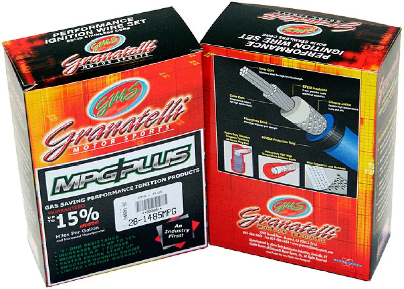 Granatelli Performance Ignition Wires For 1990–1994 Mazda Protege 1.8L 4-Cylinder 1