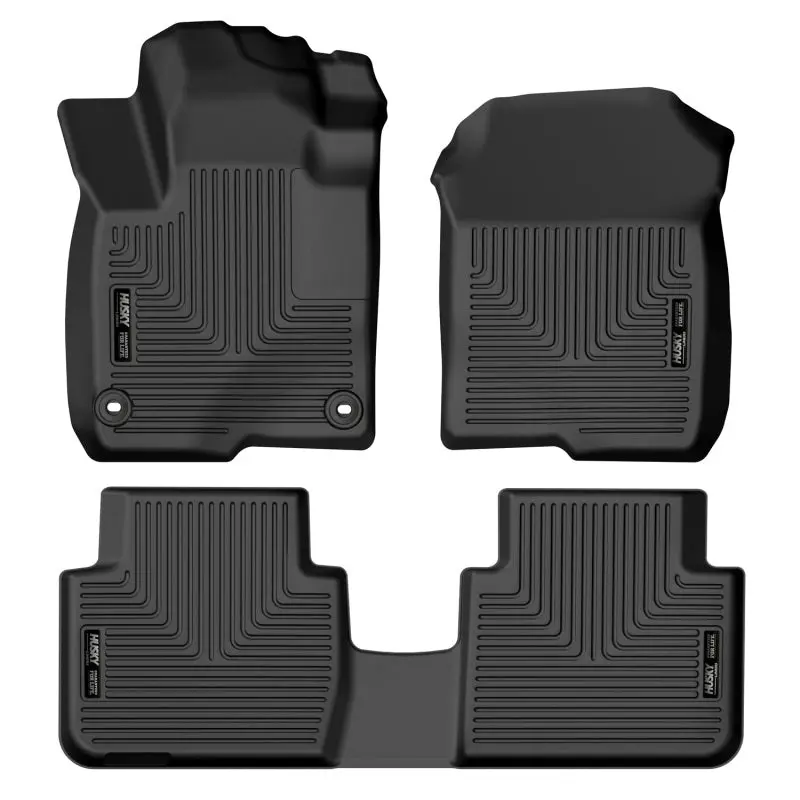 Husky Liners 2023 Honda Hr-V Weatherbeater Front & 2Nd Row Seat Floor Liners - Black 1