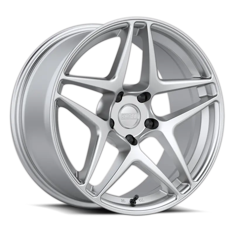 Kansei K15H Astro Hyper Silver Alloy Wheel – 18X9.5In, 5X120 Bolt Pattern, 22Mm Offset, 72.56Mm Center Bore 1