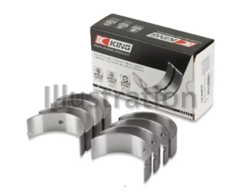 King Engine Bearings – Isuzu 4Xc1/4Xc1T Rod Bearing Set, Oversize +0.75Mm 1