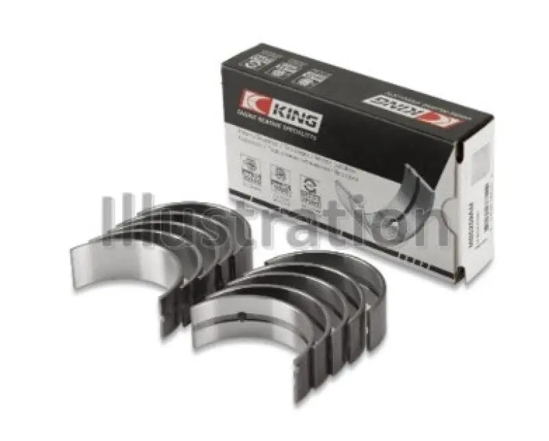 King Engine Bearings Main Bearing Set – +0.25Mm Oversize For Renault R9 And R11 Engines 1