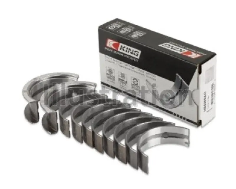 King Engine Bearings Main Bearing Set For Nissan L20B, Z20, Z22, Z24 Engines – Oversize +0.75Mm 1