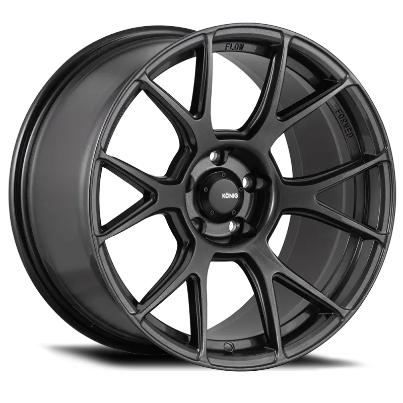 Konig Ampliform Alloy Wheel – 17X8", 5X100 Pcd, Et40 Offset, Dark Metallic Graphite Finish 1
