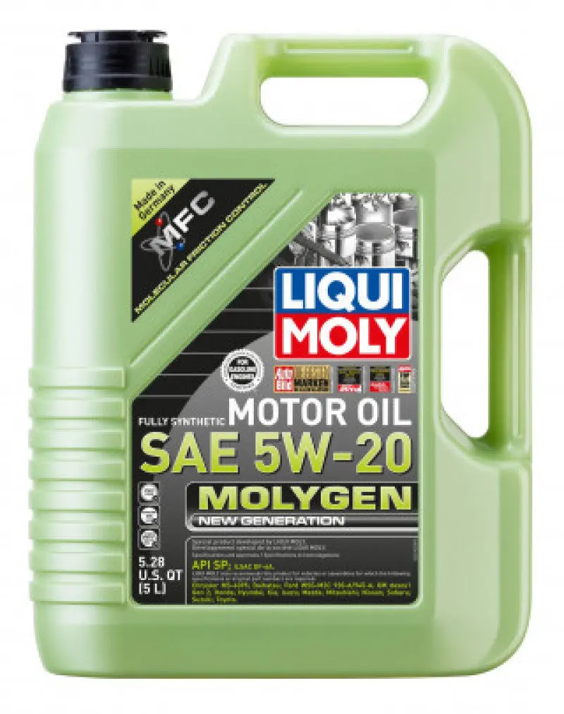 Liqui Moly Molygen New Generation 5W-20 Full Synthetic Motor Oil – 5-Liter Container 1