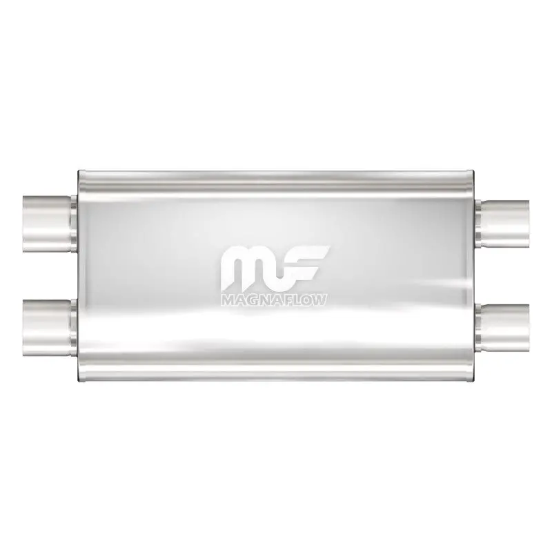 Magnaflow Stainless Steel Performance Muffler – 22" X 5" X 11" Dual Inlet/Dual Outlet 1