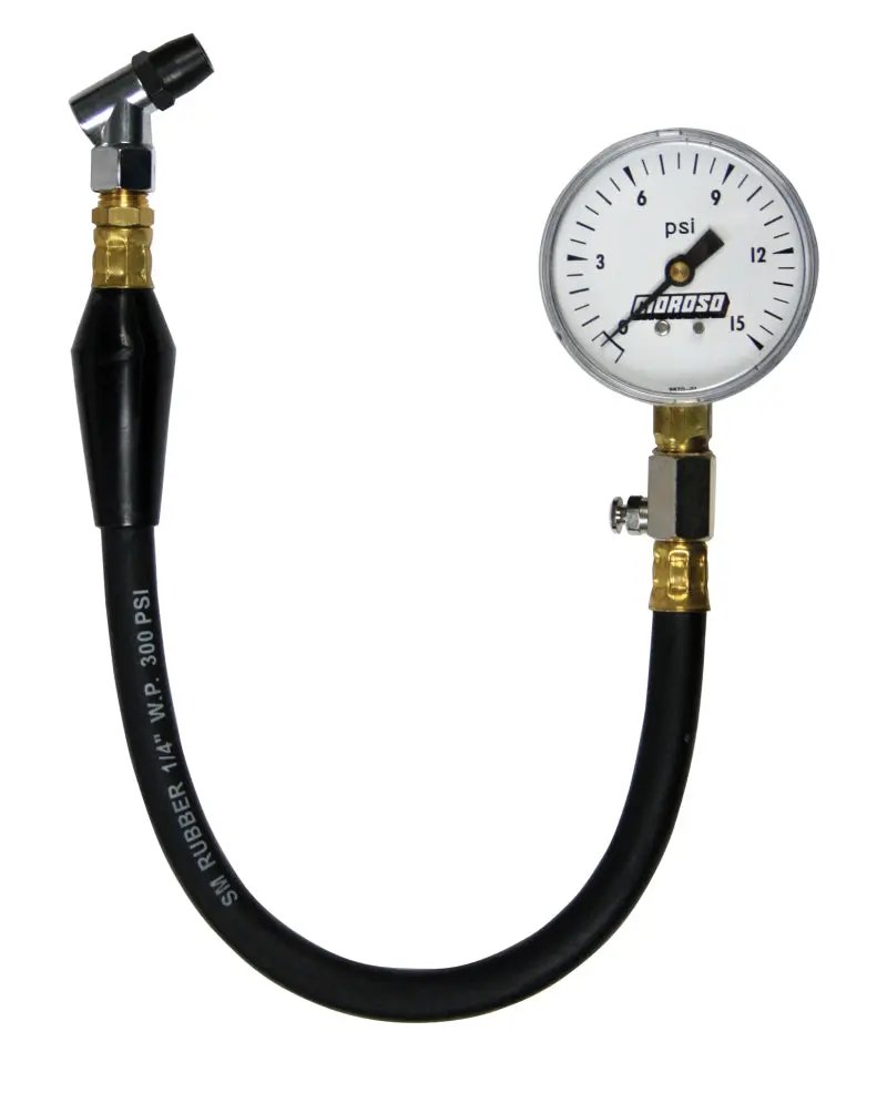 Moroso Tire Pressure Gauge 0-15Psi - 2-5/8In Display - 2 Percent Accuracy 1