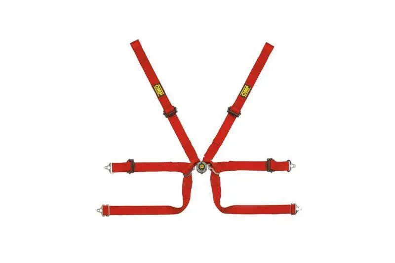Omp Tecnica 2-Inch Fia-Certified Racing Harness In Formula Red (8853-2016) 1