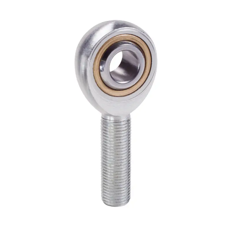 Qa1 V Series 3-Pc Rod End - Male/Left Hand - .4375In Bore X 7/16-20 - Carbon Steel 1