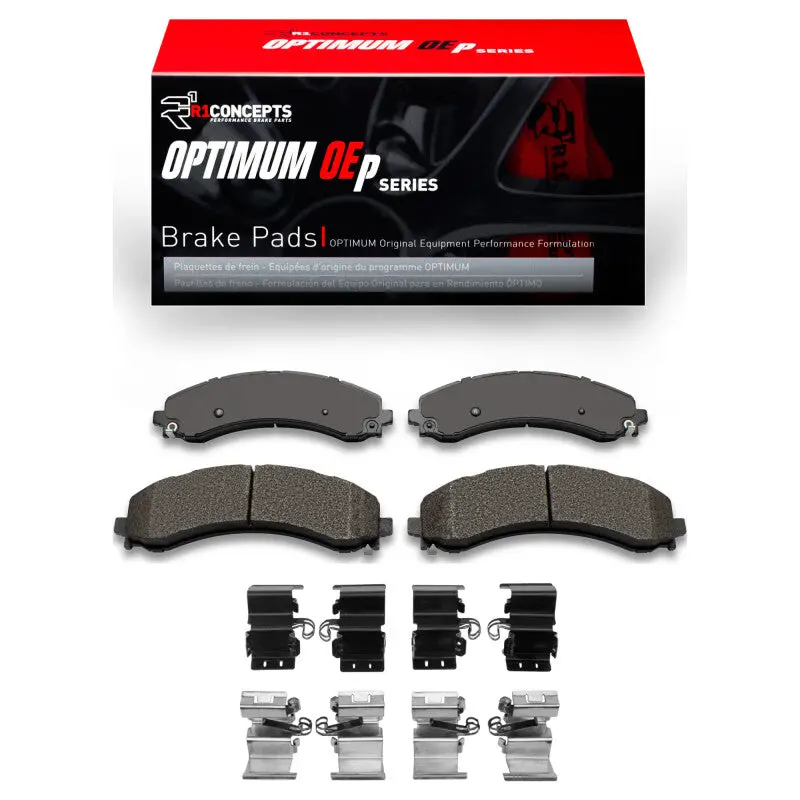 R1 -25 Ram 3500 Rear Optimum Oe Pads & Hardware Kit 1