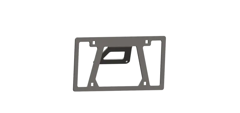 Road Armor Universal Front License Plate Bracket – Textured Black Finish 1