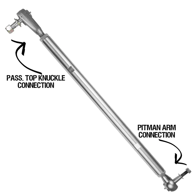 Rock Krawler Pro-X Top-Mount Drag Link For 2018+ Jeep Jl, Jlu, And Jt Sport Models With Stock Axles 1