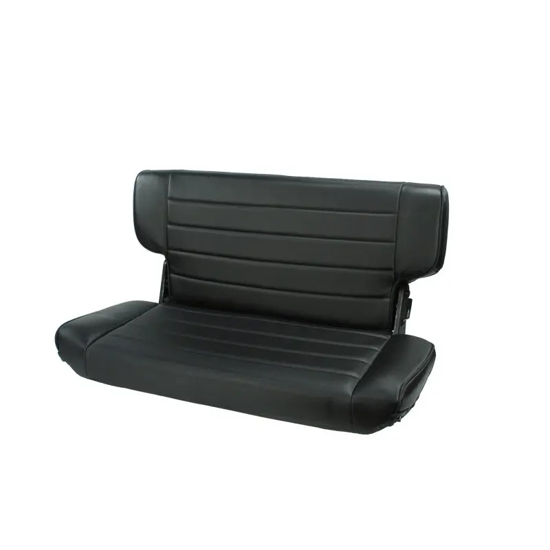 Rugged Ridge Fold & Tumble Rear Seat Cover – Black Denim For 1997–2002 Jeep Wrangler Tj 1