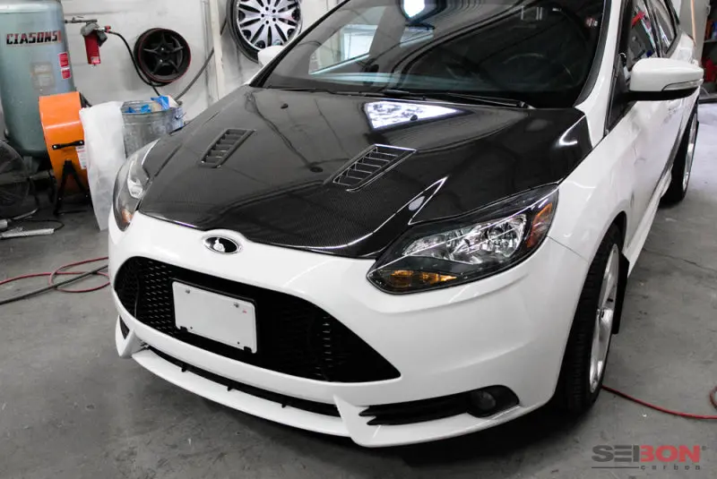 Seibon Carbon Fiber Hood – Rs-Style Design For 2012–2013 Ford Focus 1