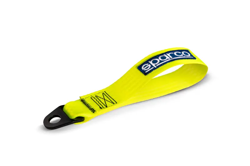 Sparco Heavy-Duty Tow Strap – High-Visibility Yellow, 2-Ton Capacity 1
