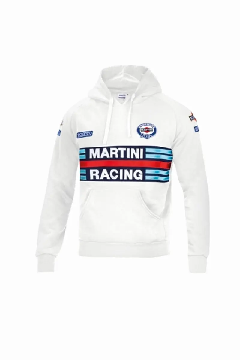 Sparco Hoodie Martini-Racing Medium White 1
