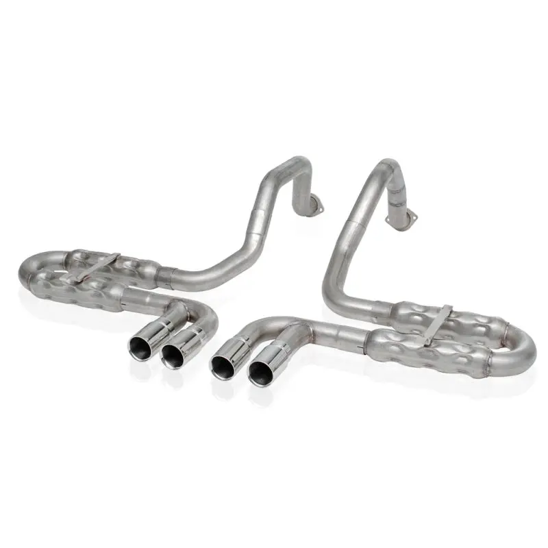 Stainless Works Axleback Exhaust For 1997–2004 Corvette C5 – 2.5-Inch Diameter, Quad Rolled-Edge Tips 1