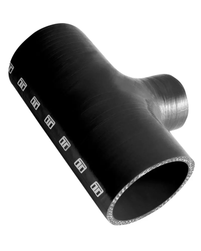 Turbosmart 2.00-Inch Id Black Hose Tee With 1.5-Inch Spout For Boost & Vacuum Applications 1