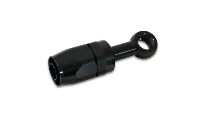 Vibrant -8An Aluminum Black Banjo Hose End Fitting (M10 Or 3/8-Inch Banjo Bolt Compatible) 1