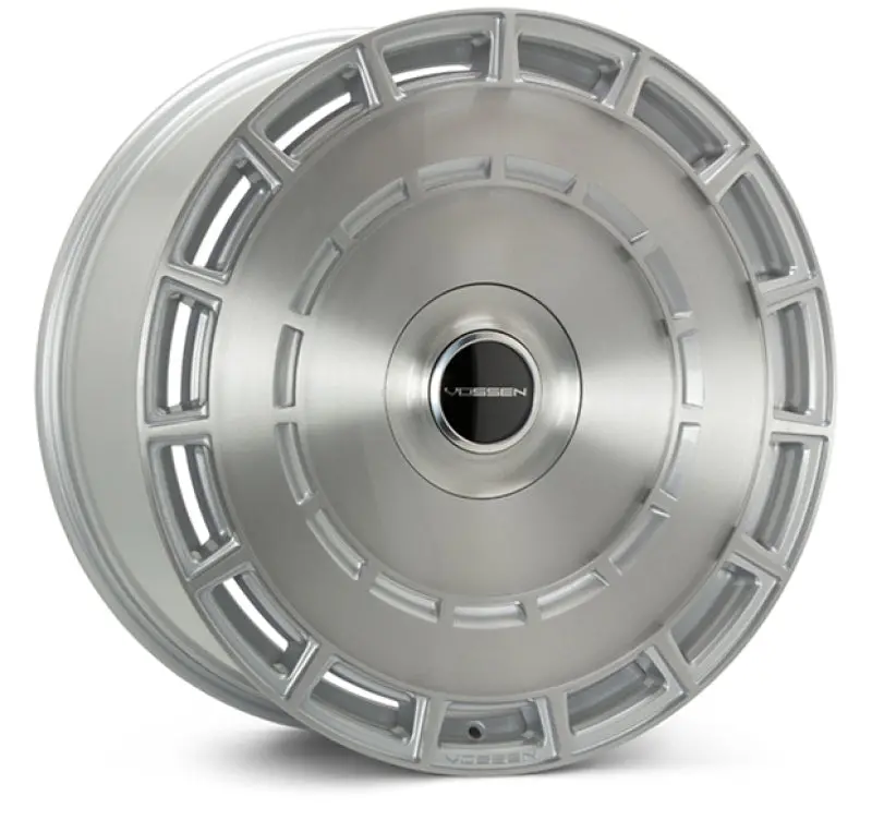 Vossen Hf-9 Monoblock Wheel – 24X10In, 5X130 Pcd, Et15 Offset, Deep Concave Profile, Silver Brushed Finish 1
