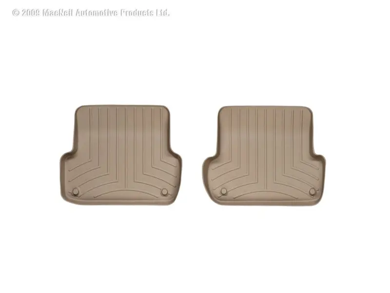Weathertech 02-08 Audi A4/S4/Rs4 Rear Floorliner - Tan 1