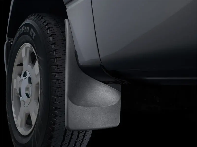 Weathertech No-Drill Mudflaps – Custom Fit For 2007 Gmc Sierra, Matte Black Finish 1