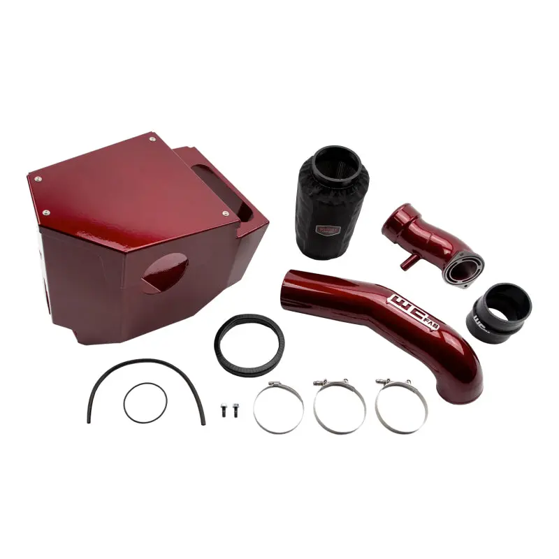 Wehrli Stage 2 4-Inch Cold Air Intake Kit – Bengal Red Finish – Fits 2020–2024 Chevrolet 6.6L Lp5 Duramax 1