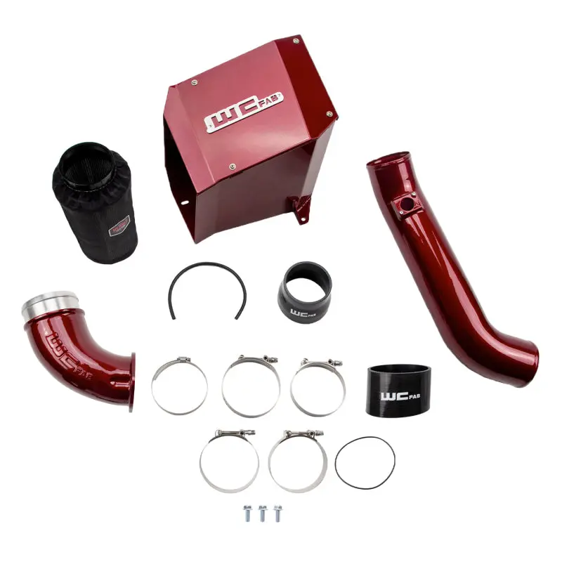 Wehrli Stage 2 4-Inch Cold Air Intake Kit With Air Box For 2001–2004 Duramax Lb7 – Granny Smith Finish 1