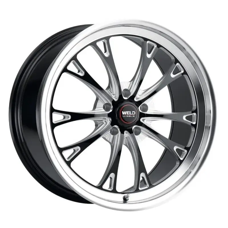 Weld Belmont Beadlock 17X10 / 5X114.3 Bp / Et25 Bs6.50 Gloss Black Mil 1