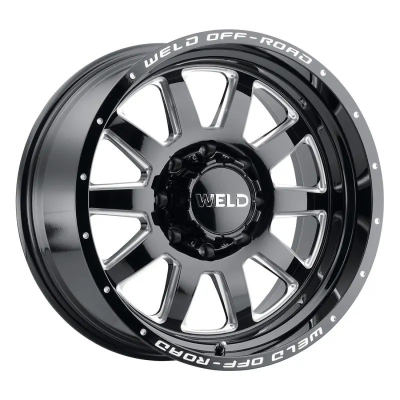 Weld Off-Road W102 20X12 Stealth 8X165.1 Et-44 Bs4.75 Gloss Black Mil 125.1 1