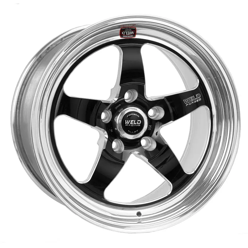 Weld S71 17X5.5 Black Non-Beadlock Wheel – 5X120Mm Bolt Pattern, 3.8-Inch Backspace, Medium Pad Finish 1