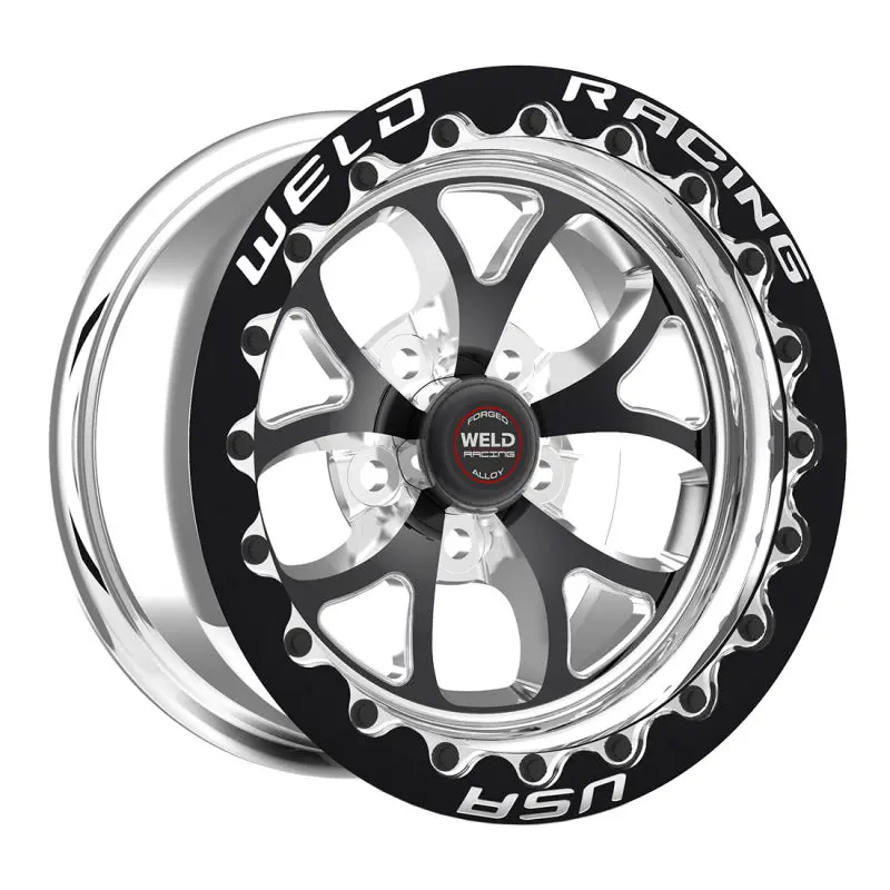 Weld S76 Black Single-Beadlock Off-Road Wheel – 17X10.5", 5X4.75", 7.2" Backspace, High-Pad Construction 1