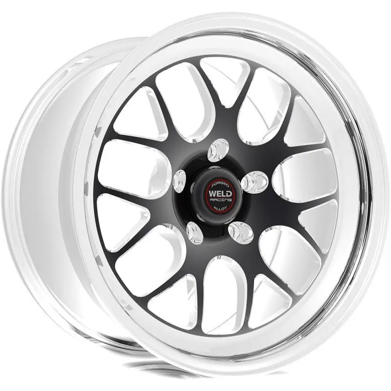 Weld S77 17X10 / 5X4.5 Bp / 6.3In. Bs Black Wheel (Medium Pad) - Non-Beadlock 1