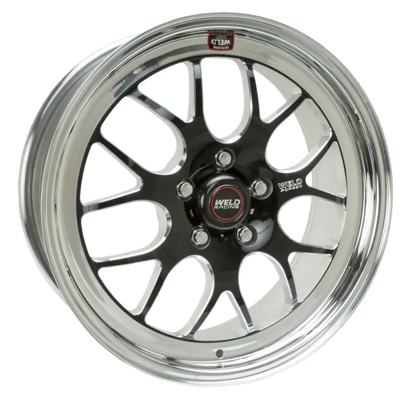 Weld S77 Black Non-Beadlock Racing Wheel – 18X10.5In, 5X4.75, 8.7In Backspace, Medium Pad 1
