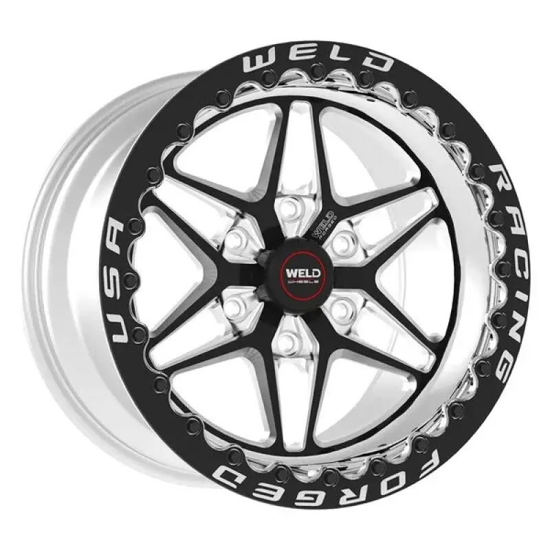 Weld S81 Forged Black Wheel – 17X10.5In, 5X112Mm Pcd, 7.3In Backspace, Medium Pad Finish 1