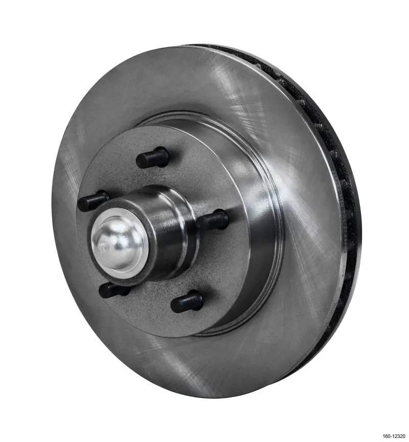 Wilwood Vented Rotor With Integrated Hub And Studs – 11.88" × 1.29", 5×5" Bolt Circle For 1941–1956 Buick 1